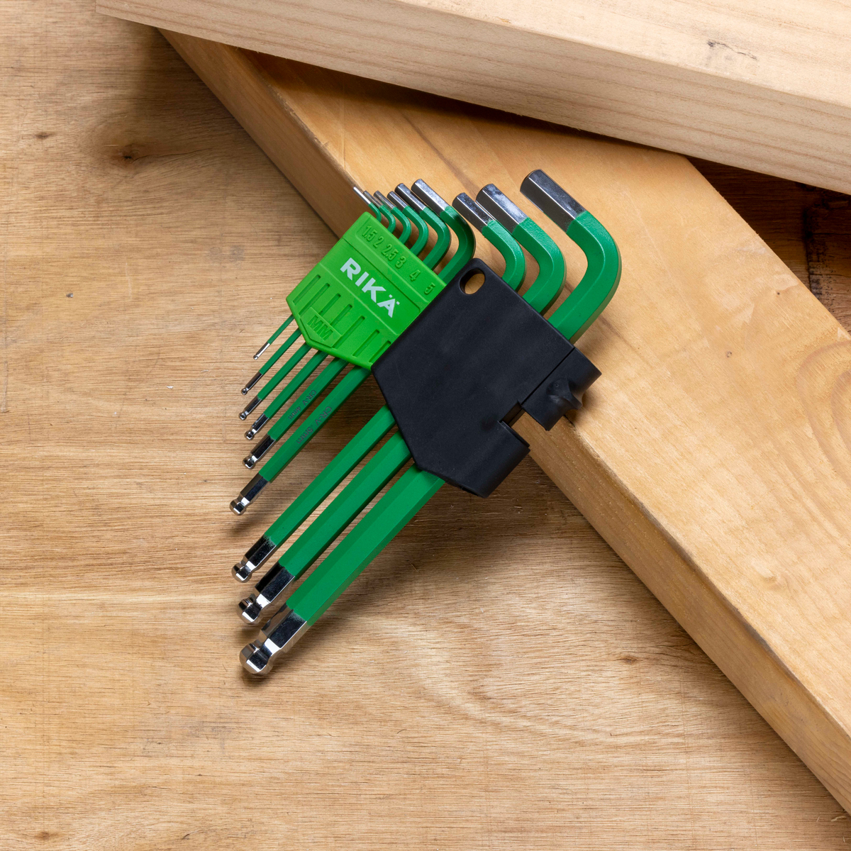 Rikä 9-Piece Professional Metric Long Ball-End Hex Key Set